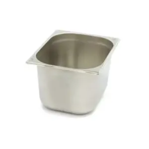 Gastronormbehållare 1/2 GN - 20 cm djup - 32,5 x 26,5 cm - rostfritt stål