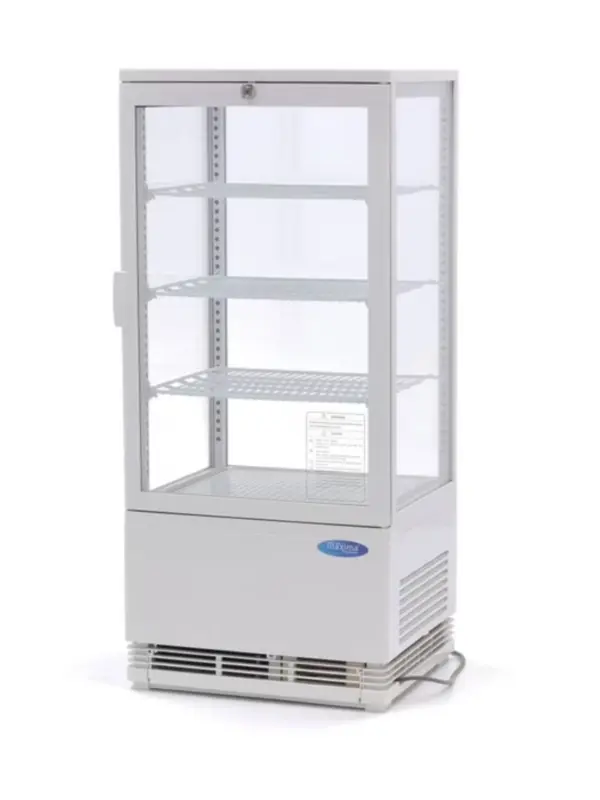 Display kylskåp 43cm - 78L - Vit