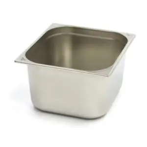 Gastronormbehållare 2/3 GN - 20 cm djup - 32,5 x 35,4 cm - rostfritt stål