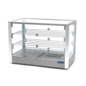 Uppvärmd matdisk 70cm - 3 hyllor - 115L