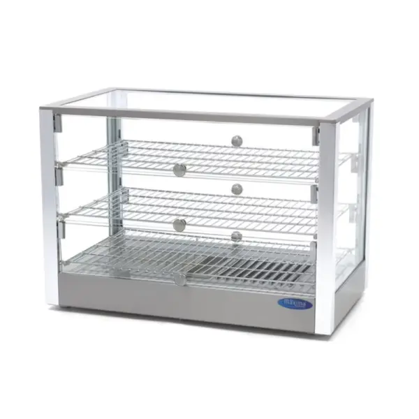 Uppvärmd matdisk 70cm - 3 hyllor - 115L