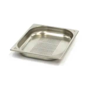 Gastronormbehållare 1/2 GN - perforerad - 4 cm djup - 32,5 x 26,5 cm - rostfritt stål