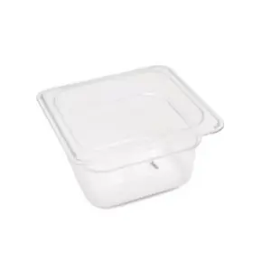 Gastronormbehållare 1/6 GN - 10 cm djup - 17,6 x 16,2 cm - Polykarbonat