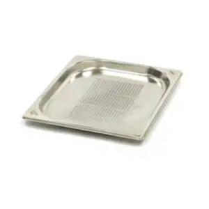 Gastronormbehållare 1/2 GN perforerad - 2 cm djup - 32,5 x 26,5 cm - rostfritt stål