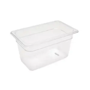 Gastronormbehållare 1/4 GN - 15 cm djup - 26,5 x 16,2 cm - Polykarbonat