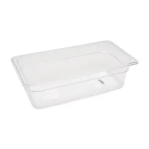 Gastronormbehållare 1/3 GN - 10 cm djup - 32,5 x 17,6 cm - Polykarbonat