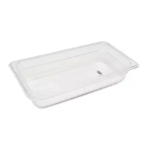 Gastronormbehållare 1/3 GN - 6,5 cm djup - 32,5 x 17,6 cm - Polykarbonat