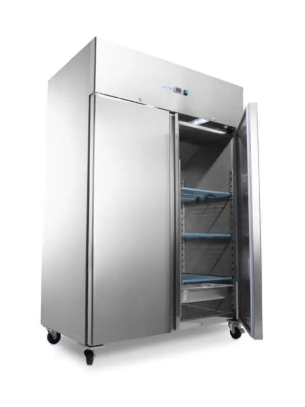 Kylskåp 1200L - 6 x 2/1 GN justerbara hyllor - på hjul - Bild 2
