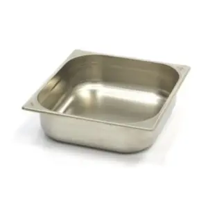 Gastronormbehållare 2/3 GN - 10cm djup - 32,5 x 35,4cm - rostfritt stål
