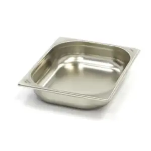 Gastronormbehållare 1/2 GN - 4 cm djup - 32,5 x 26,5 cm - rostfritt stål
