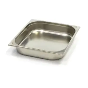 Gastronormbehållare 2/3 GN - 6,5 cm djup - 32,5 x 35,4 cm - rostfritt stål