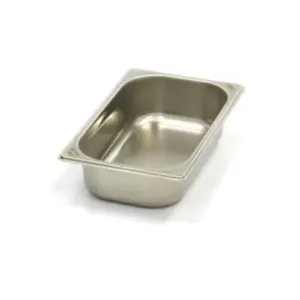 Gastronormbehållare 1/4 GN - 6,5 cm djup - 26,5 x 16,2 cm - rostfritt stål