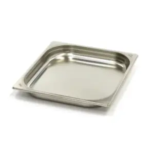Gastronormbehållare 2/3 GN - 4 cm djup - 32,5 x 35,4 cm - rostfritt stål