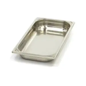 Gastronormbehållare 1/3 GN - 4 cm djup - 32,5 x 17,6 cm - rostfritt stål