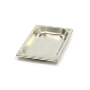 Gastronormbehållare 1/4 GN - 2 cm djup - 26,5 x 16,2 cm - rostfritt stål