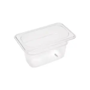 Gastronormbehållare 1/9 GN - 10 cm djup - 17,6 x 10,8 cm - Polykarbonat