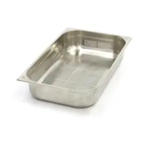 Gastronormbehållare 1/1 GN - perforerad - 10 cm djup - 53 x 32,5 cm - rostfritt stål