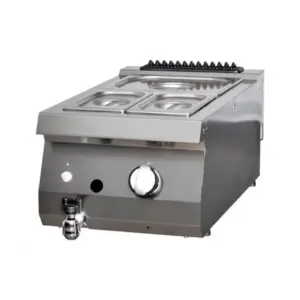 Heavy Duty Bain Marie - Gas - Enkel enhet - 70 cm djup