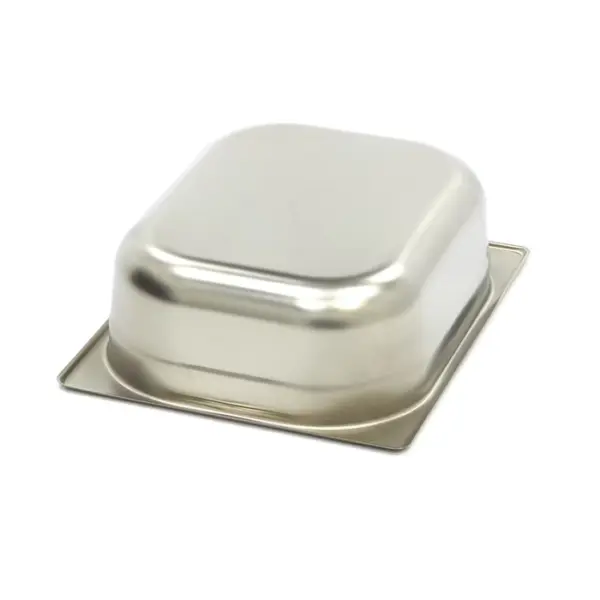 Gastronormbehållare 1/2 GN - 6,5 cm djup - 32,5 x 26,5 cm - rostfritt stål - Bild 2