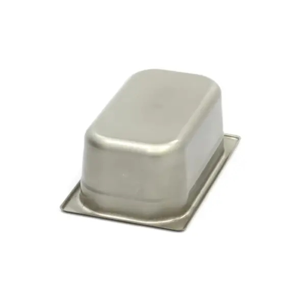 Gastronormbehållare 1/4 GN - 10 cm djup - 26,5 x 16,2 cm - rostfritt stål - Bild 2