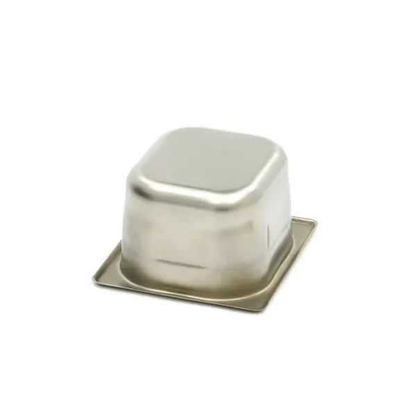 Gastronormbehållare 1/6 GN - 10 cm djup - 17,6 x 16,2 cm - rostfritt stål - Bild 2