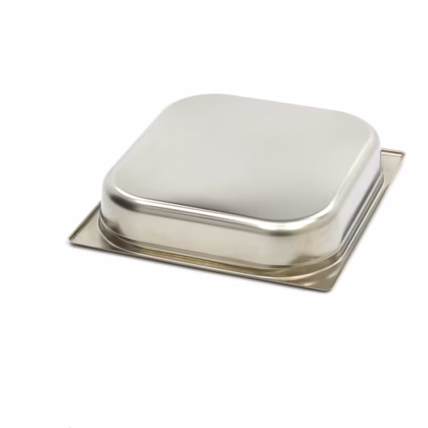 Gastronormbehållare 2/3 GN - 6,5 cm djup - 32,5 x 35,4 cm - rostfritt stål - Bild 2