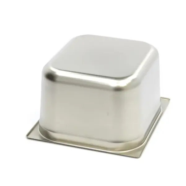 Gastronormbehållare 2/3 GN - 20 cm djup - 32,5 x 35,4 cm - rostfritt stål - Bild 2