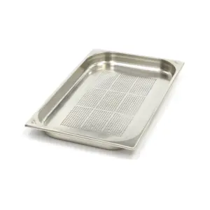 Gastronormbehållare 1/1 GN - perforerad - 4 cm djup - 53 x 32,5 cm - rostfritt stål