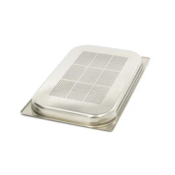 Gastronormbehållare 1/1 GN - perforerad - 4 cm djup - 53 x 32,5 cm - rostfritt stål - Bild 2